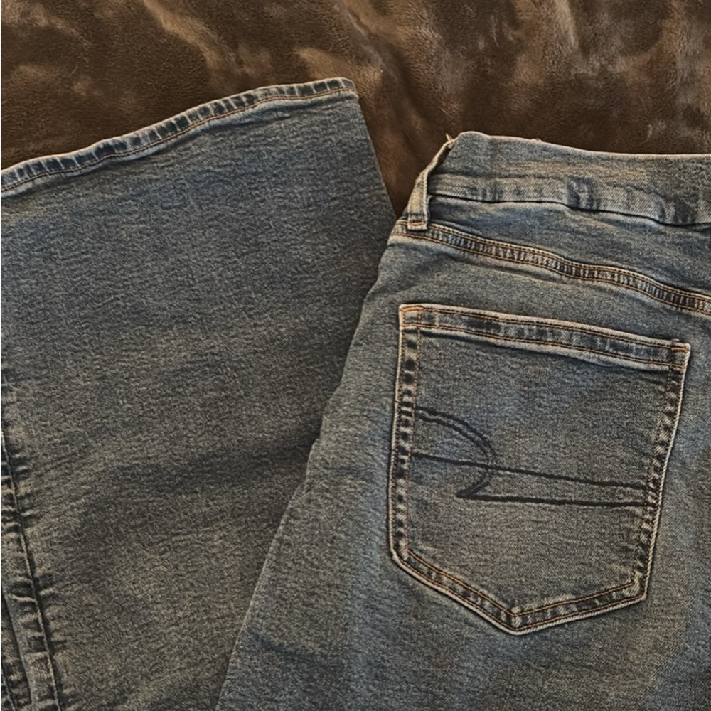 American Eagle Outfitters Blue Straight Leg Jeans